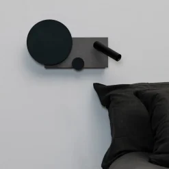 FARO BARCELONA LED-vegglampe Klee, grå, venstre variant Discount