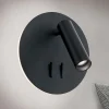 ORION LED-vegglampe Lenny med 2 lyskilder, svart New