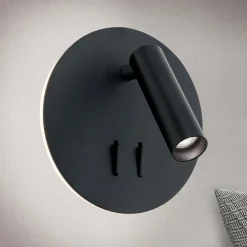 ORION LED-vegglampe Lenny med 2 lyskilder, svart New