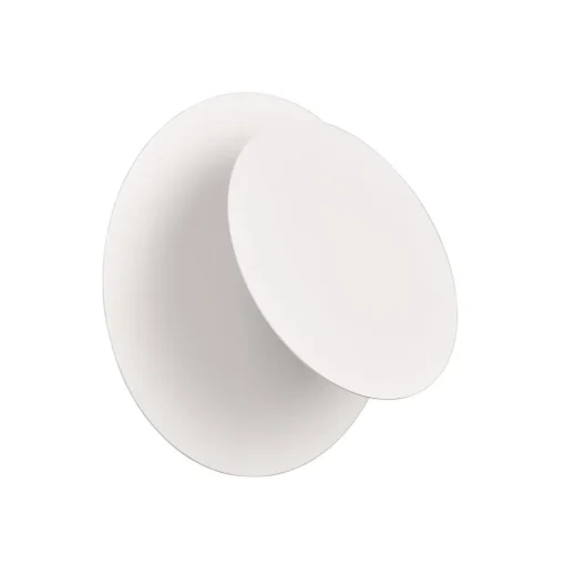 Trio Lighting LED-vegglampe Mio, rund linse, matt hvit, indirekte| Vegglamper