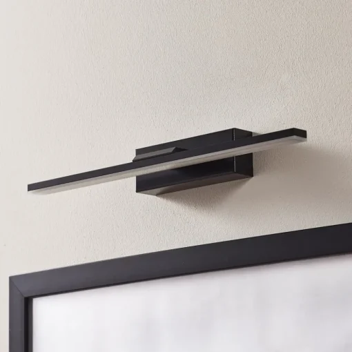 MCJ LED-vegglampe Miroir 40 cm svart 3000K| Design- Og Hotellbelysning|Led-Innendørs
