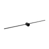 Lucide LED-vegglampe Mizar, 90 cm, svart, IP44 Clearance