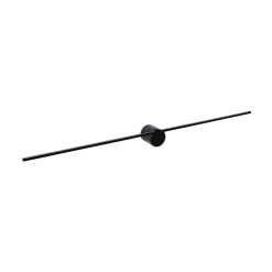 Lucide LED-vegglampe Mizar, 90 cm, svart, IP44 Clearance