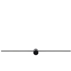 Lucide LED-vegglampe Mizar, 90 cm, svart, IP44 Clearance