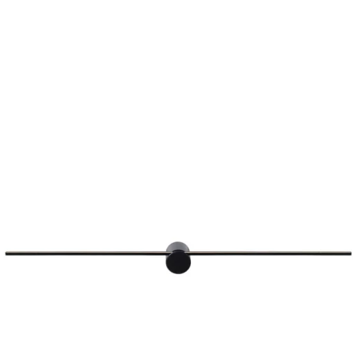Lucide LED-vegglampe Mizar, 90 cm, svart, IP44 Clearance