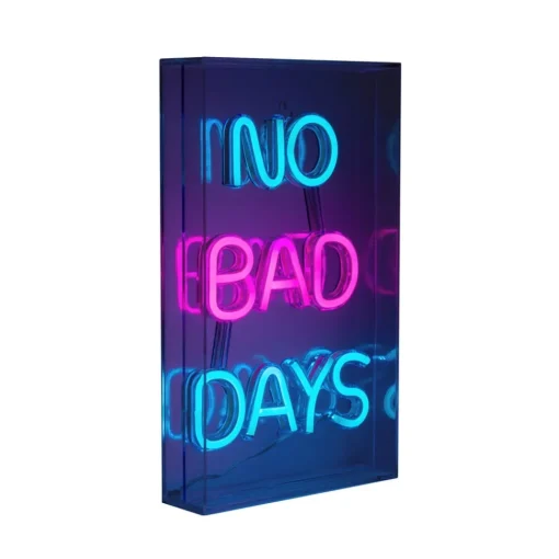Näve LED-vegglampe No Bad Days, klar, 30x18 cm plast USB RGB| Dekorasjonsbelysning