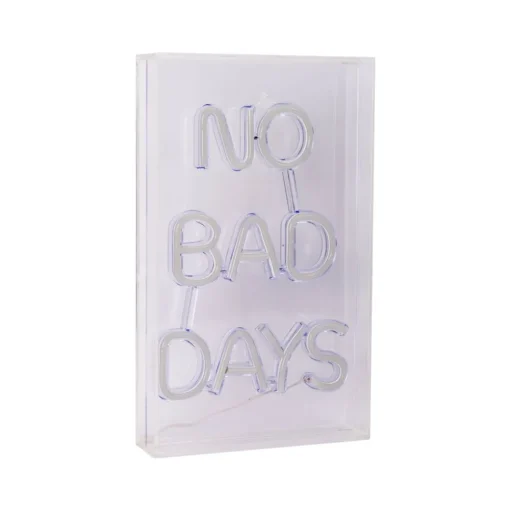 Näve LED-vegglampe No Bad Days, klar, 30x18 cm plast USB RGB| Dekorasjonsbelysning