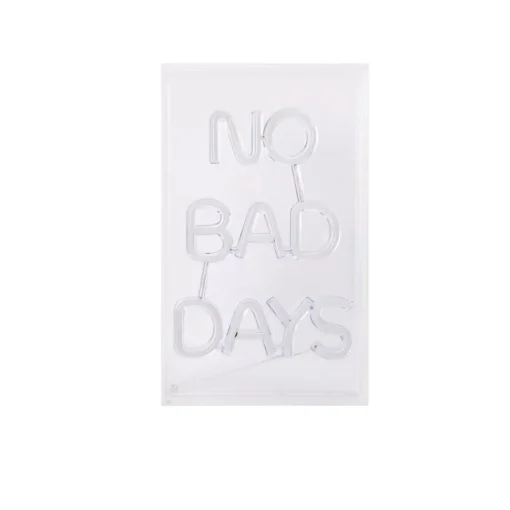 Näve LED-vegglampe No Bad Days, klar, 30x18 cm plast USB RGB| Dekorasjonsbelysning