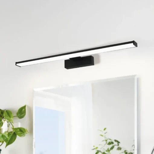 EGLO LED-vegglampe Pandella 1, lengde 60 cm, svart, aluminium| Vegglamper
