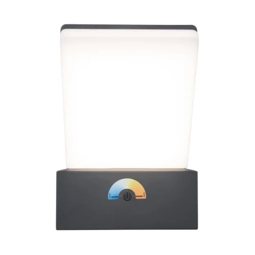 LUTEC LED-vegglampe Pano, 3 000 K – 5 000 K| Led-Utendørs|Vegglamper Utendørs