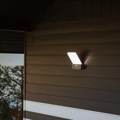 LUTEC LED-vegglampe Pano, 3 000 K – 5 000 K| Led-Utendørs|Vegglamper Utendørs