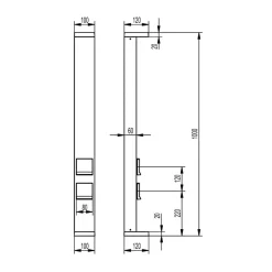 Deko-Light Lerna LED-gatelampe, høyde 100 cm, CCT, grå, stikkontakter| Terrassebelysning|Gatebelysning, Pullert Belysning