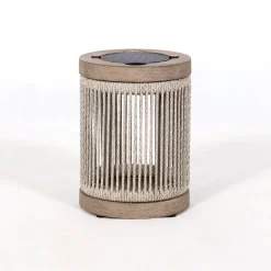 Les Jardins LED-solcellelampe Rop&Strip, grå/beige Hot