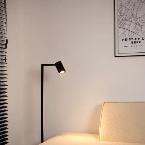 Lucide Lesley gulvlampe, svart Sale