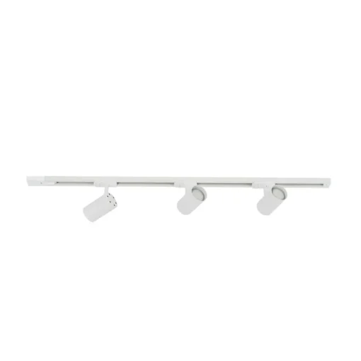 Lindby 1 lyskilde skinnesystem Linaro, GU10, 3 lyskilder, hvit| Kontorbelysning|Skinnesystem