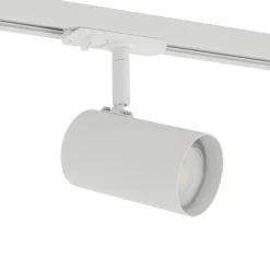 Lindby 1 lyskilde skinnesystem Linaro, GU10, 3 lyskilder, hvit| Kontorbelysning|Skinnesystem