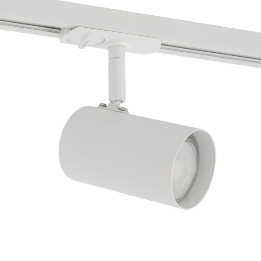 Lindby 1 lyskilde skinnesystem Linaro, GU10, 3 lyskilder, hvit| Kontorbelysning|Skinnesystem