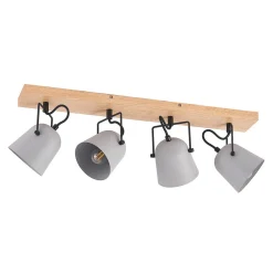 Lindby Adalin taklampe, 4 lyskilder, grå Sale