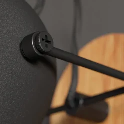 Lindby Adalin vegglampe, svart Outlet