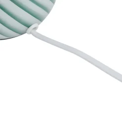 Lindby Andriana bordlampe, grønn/hvit, glass, Ø 15 cm Best