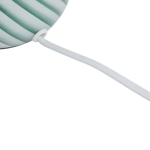 Lindby Andriana bordlampe, grønn/hvit, glass, Ø 15 cm Best