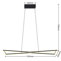 Lindby Arischa LED-hengelampe| Led-Innendørs|Pendellamper