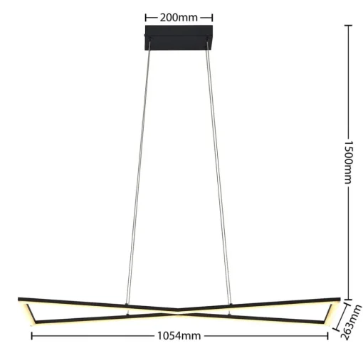 Lindby Arischa LED-hengelampe| Led-Innendørs|Pendellamper