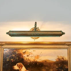 Lindby bildelampe Kalea, 46 cm, 2 lyskilder, verdigris, E14 Outlet