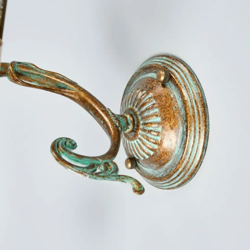 Lindby bildelampe Kalea, 46 cm, 2 lyskilder, verdigris, E14 Outlet