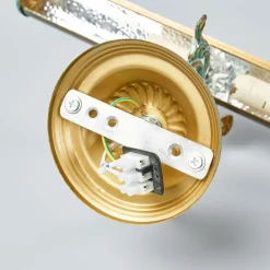 Lindby bildelampe Kalea, 46 cm, 2 lyskilder, verdigris, E14 Outlet