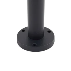 Lindby Bolgar veilampe, svart, metall, glass, 15 cm| Terrassebelysning|Gatebelysning, Pullert Belysning