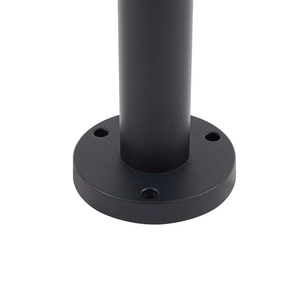 Lindby Bolgar veilampe, svart, metall, glass, 15 cm| Terrassebelysning|Gatebelysning, Pullert Belysning