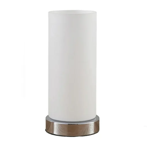 Lindby bordlampe Elianna, hvit, glass, 24 cm, dimbar, E14 Online