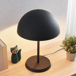 Lindby bordlampe Idalene, høyde 51 cm, svart, metall New