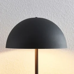 Lindby bordlampe Idalene, høyde 51 cm, svart, metall New