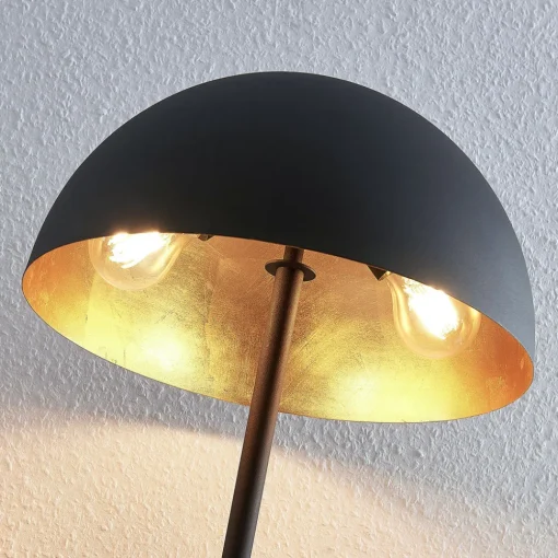 Lindby bordlampe Idalene, høyde 51 cm, svart, metall New