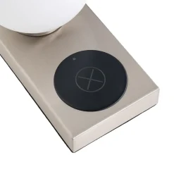 Lindby bordlampe Junis, nikkel, ladefunksjon Sale