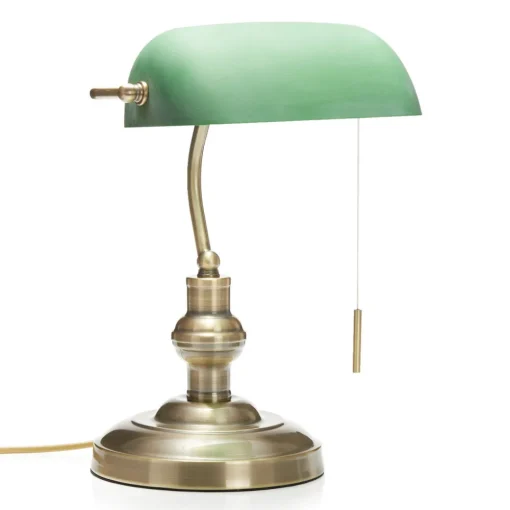 Lindby bordlampe Milenka, bronse, høyde 38 cm, metall Hot