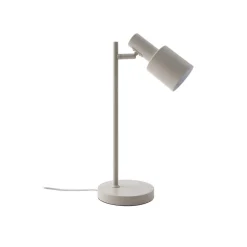 Lindby bordlampe Ovelia, beige, metall, E27| Kontorbelysning|Bordlamper