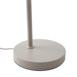 Lindby bordlampe Ovelia, beige, metall, E27| Kontorbelysning|Bordlamper