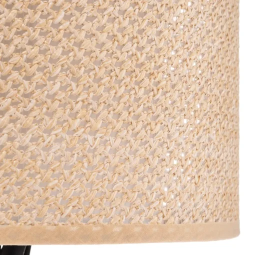 Lindby bordlampe Soula, Ø 26 cm, beige, plast, E27| Bordlamper