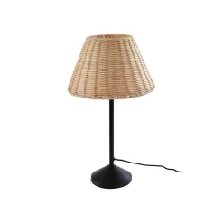 Lindby bordlampe Zyralia, trefarget, rotting, Ø 30 cm| Bordlamper