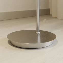 Lindby buelampe Cynthia, nikkelfarget, glass, 140 cm, E27 Best