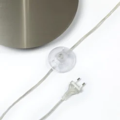 Lindby buelampe Cynthia, nikkelfarget, glass, 140 cm, E27 Best