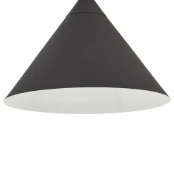 Lindby buelampe Triangolo, svart, høyde 195 cm, metall E27| Gulvlamper