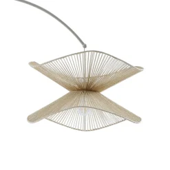 Lindby buelampe Valdorin, beige, papir, 195 cm, IP20 Sale