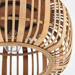 Lindby Canyana taklampe, natur, rotting, Ø 40 cm Discount