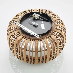 Lindby Canyana taklampe, natur, rotting, Ø 40 cm Discount