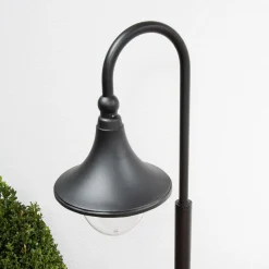 Lindby Daphne veilampe, 120 cm, svart, metall, E27| Terrassebelysning
