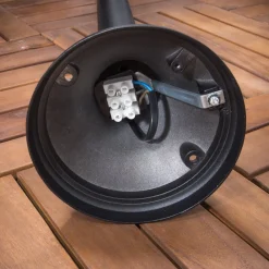 Lindby Daphne veilampe, 120 cm, svart, metall, E27| Terrassebelysning